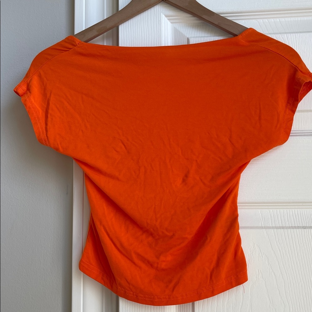 Shein open back tee